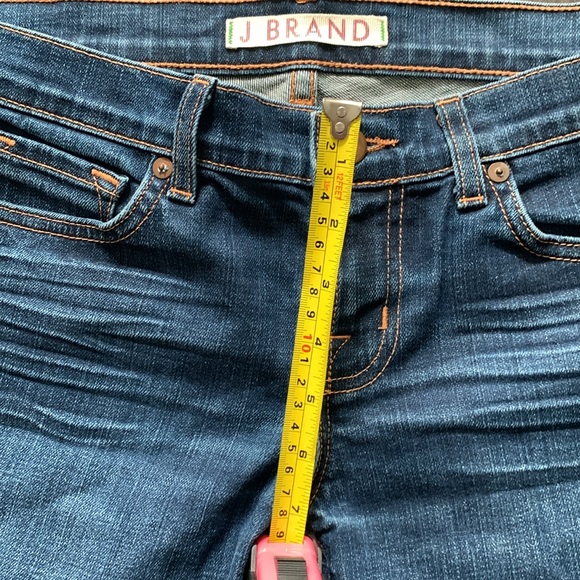 J Brand “The Cigarette Leg” Distressed Blue Jeans - Picture 10 of 12